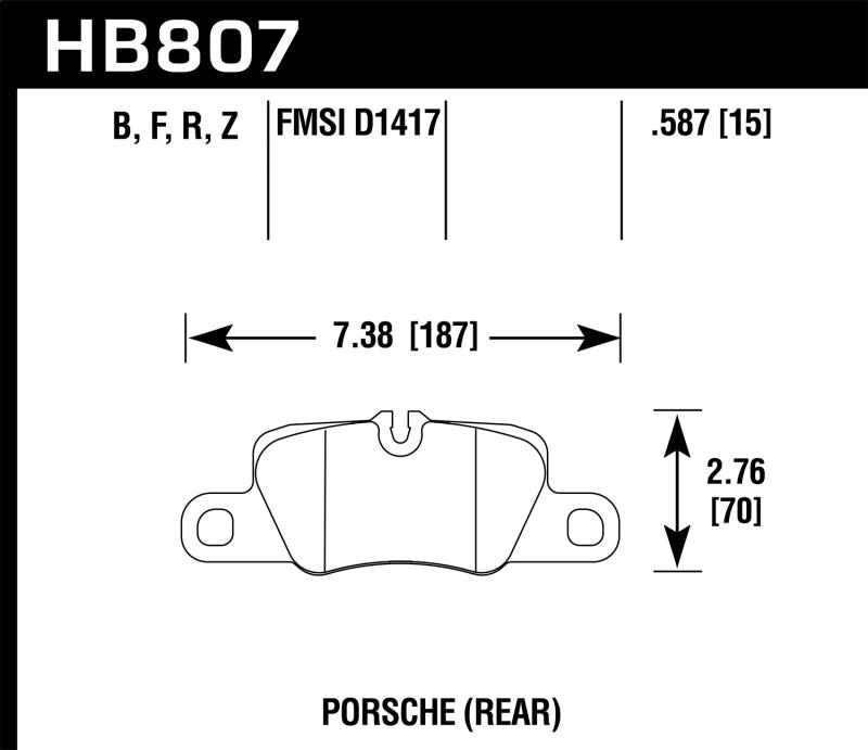 Hawk Performance HB807Z.587