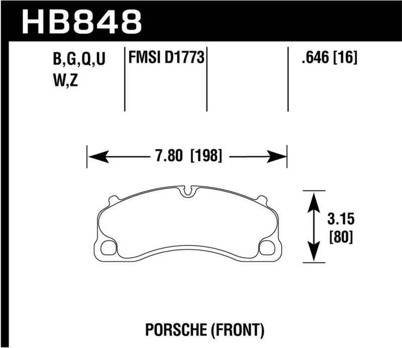 Hawk Performance HB848Q.646