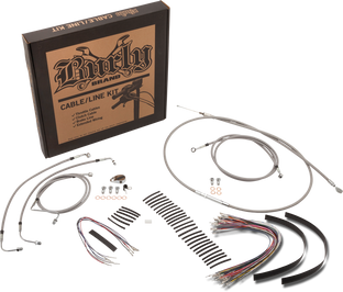 Burly Cntrl Kit 16" Ape Stainless