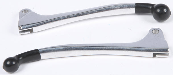 Lever Set Silver W/ Black Tip