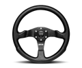 Momo Competition Steering Wheel 350 mm - Black AirLeather/Black Spokes