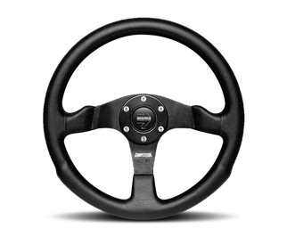 Momo Competition Steering Wheel 350 mm - Black AirLeather/Black Spokes