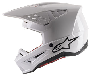 S M5 Solid Helmet White Glossy Sm