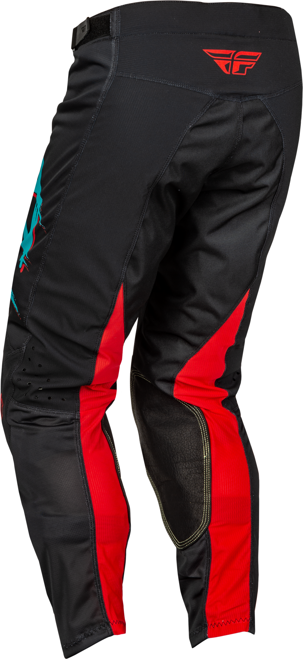 Kinetic Mesh Rave Pants Red/Black/Mint Sz 28