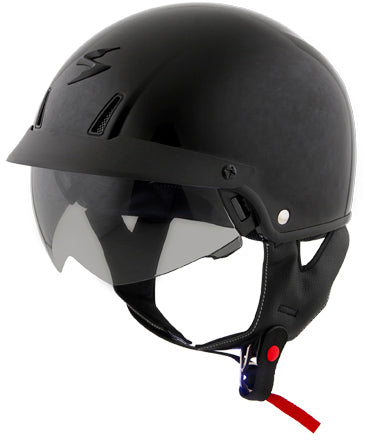 Exo C110 Open Face Helmet Gloss Black Md