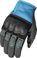 Women's Coolpro Force Gloves Grey/Blue Sm