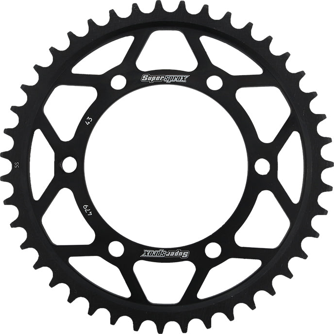 Rear Sprocket Steel 43t 530 Blk Yam