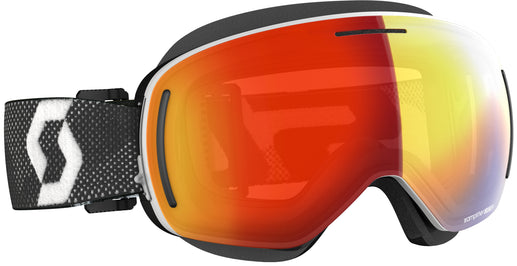 Lcg Evo Snowcross Goggle Wht/Blk Enhancer Red Chrome