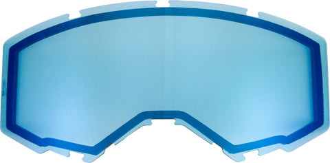 Dual Lens W/O Vents Adult Sky Blue Mirror/Blue