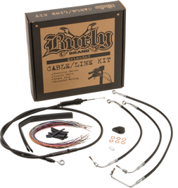 Burly Cntrl Kit 18 19" Ape Black Abs