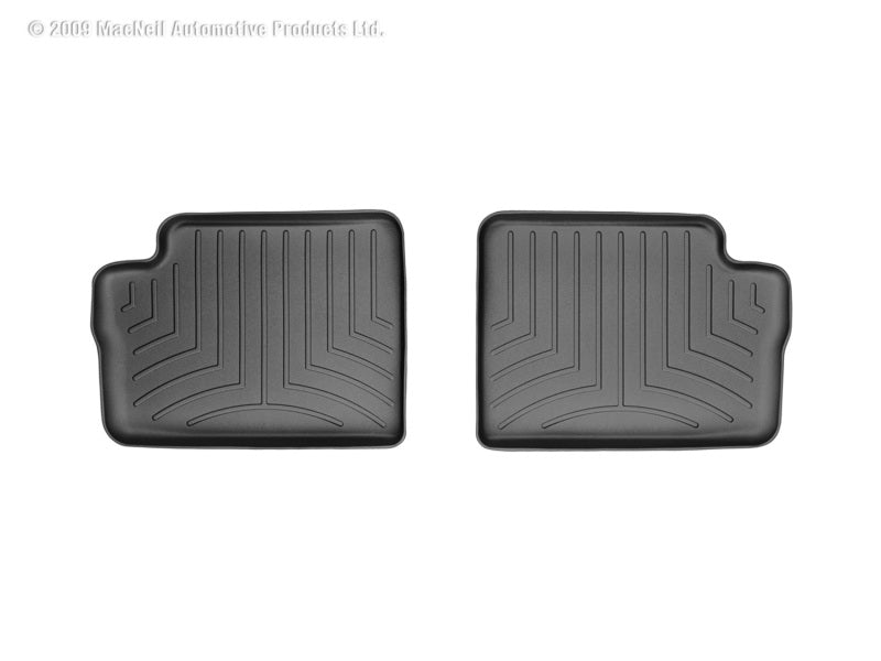 WeatherTech 03-08 Toyota Corolla Rear FloorLiner - Black