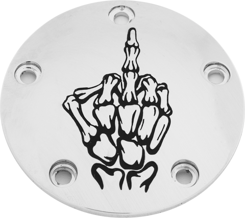 Tc Timer Cover Bone Finger Chrome