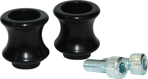 Swingarm Spools 8mm Blk Apr/Duc/Hon/Suz