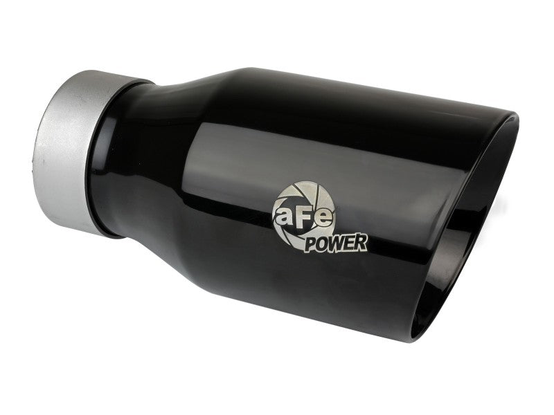 aFe Large Bore-HD 3" 409SS DPF-Back 20-21 GM Trucks L6-3.0L (td) LM2 - Black Tip