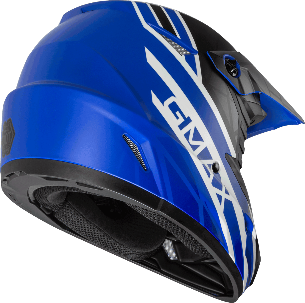 Mx 46 Off Road Mega Helmet Matte Blue/Black/White Xl