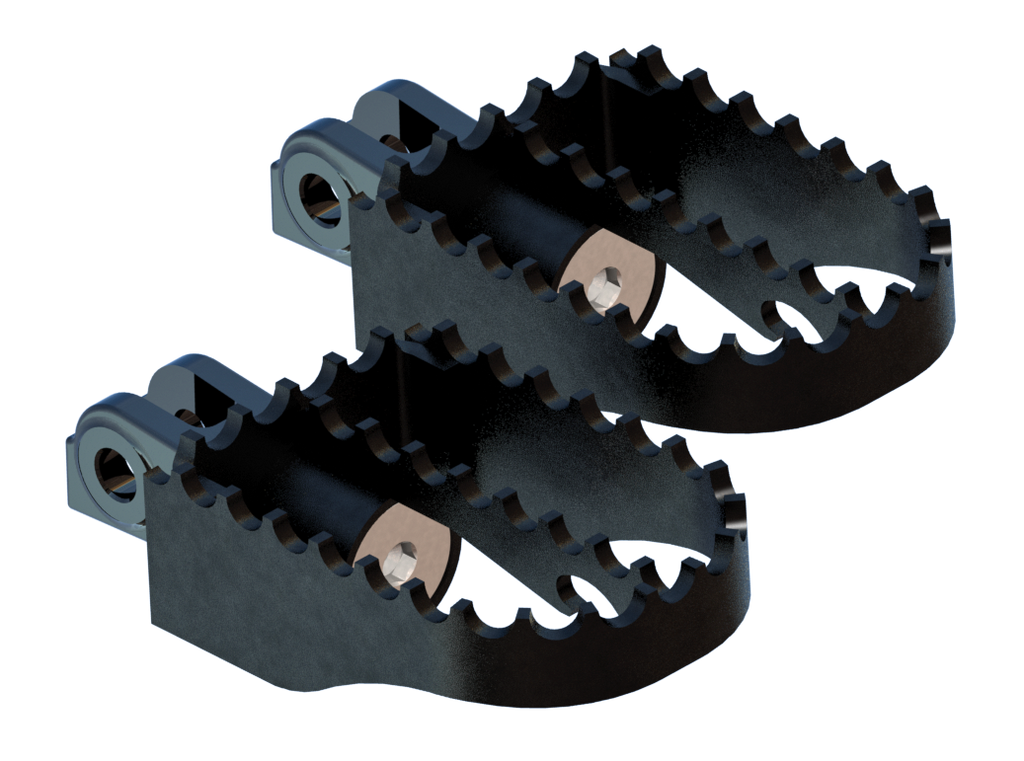 Mx Style Style Foot Pegs Black