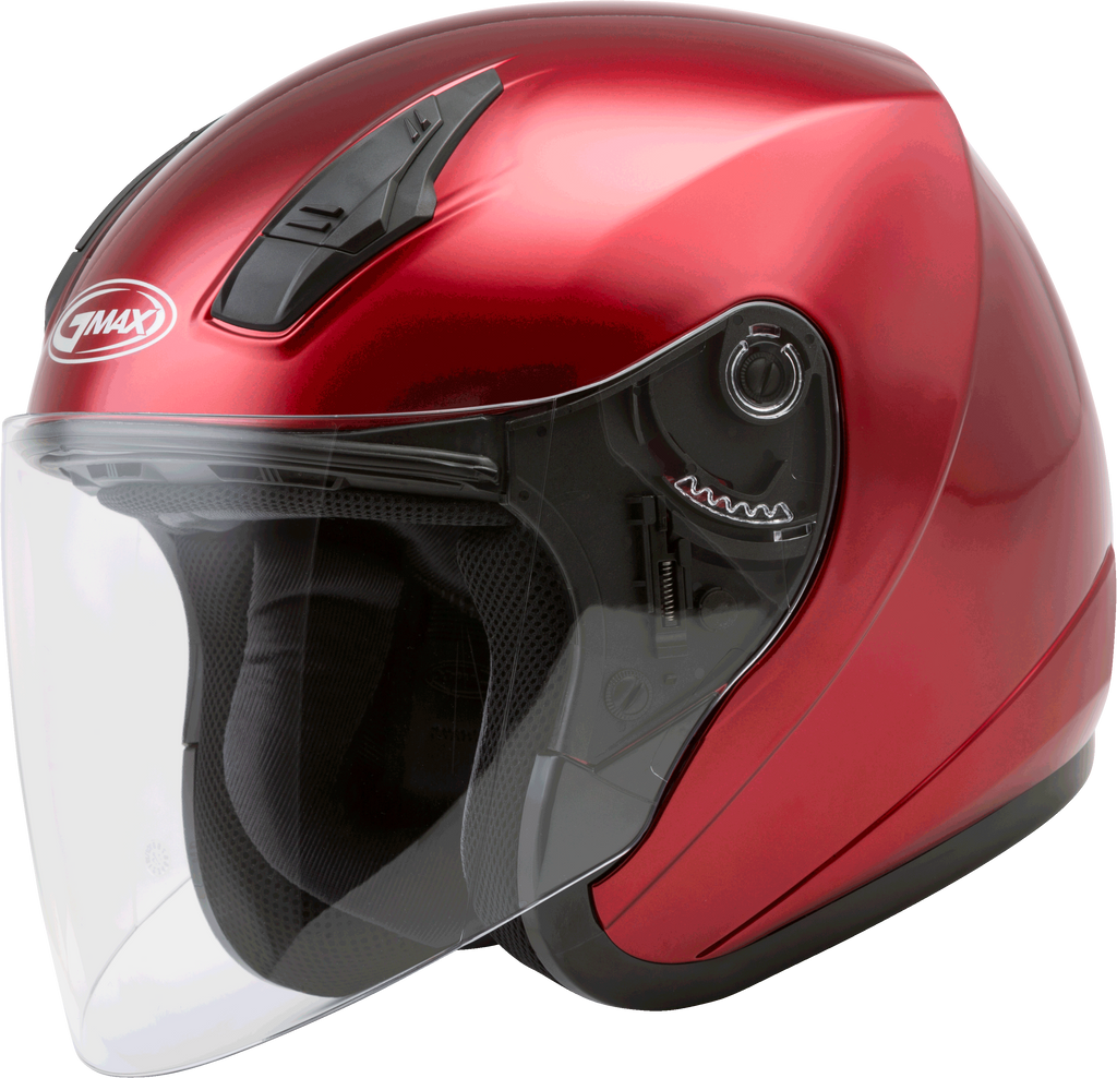 Of 17 Open Face Helmet Candy Red Xl