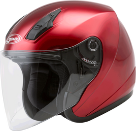 Of 17 Open Face Helmet Candy Red Xl