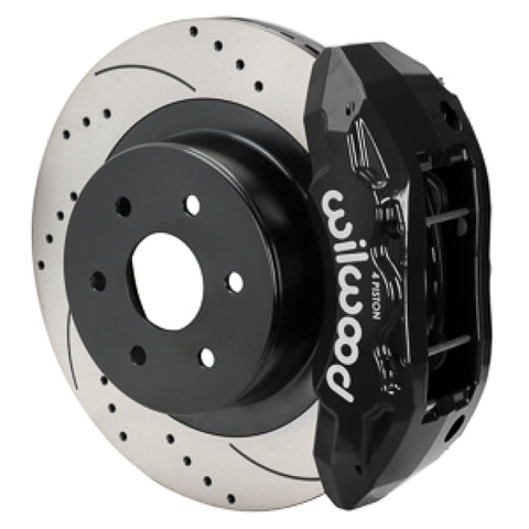 Wilwood 99-18 Chevy Silverado/GMC Sierra 16x1.25 Drilled & Slotted Rotor TX4R 4 Piston Rear Brake Ki