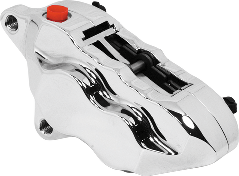4 Piston Front Caliper L/H Chrome 00 Up W/ 11.5" Rotor