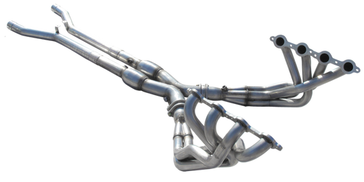 ARH 2005-2008 Chevrolet Corvette C6 LongTube 1-3/4 304-SS Headers w/ Cats and X-Pipe