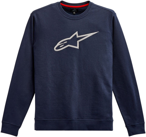 Ageless Crew Fleece Navy/Grey Xl