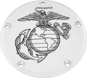 6   M8 Softail Derby Cover Marine Ega Chrome