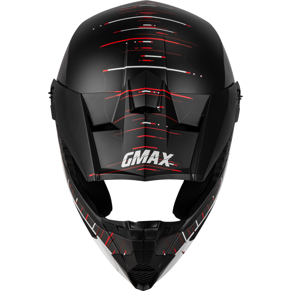 Mx 46 Frequency Off Road Helmet Matte Black/White Xs