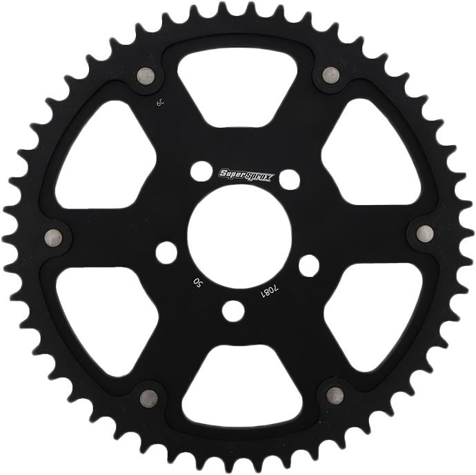 Rear Stealth Sprocket Alu/Stl 50t 530 Blk Hd