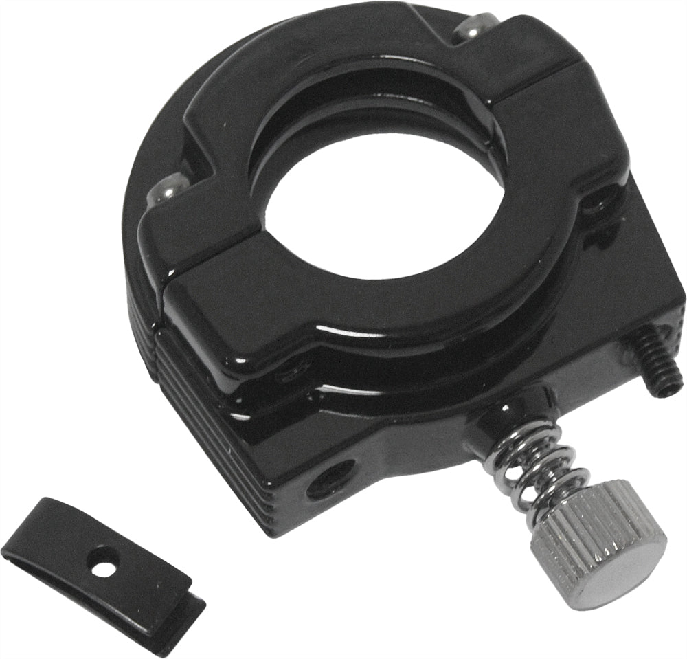 Throttle Clamp Dual Cable Gloss Black