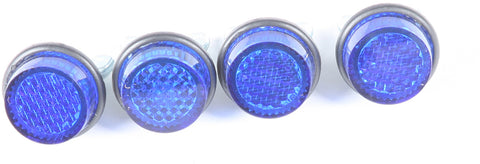 Mini Reflectors Blue 4/Pk