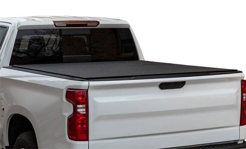 Access LOMAX Professional Series Tri-Fold Cover 2020+ Chevy/GMC 2500 3500 6ft 8in Bed-Diamond Plate