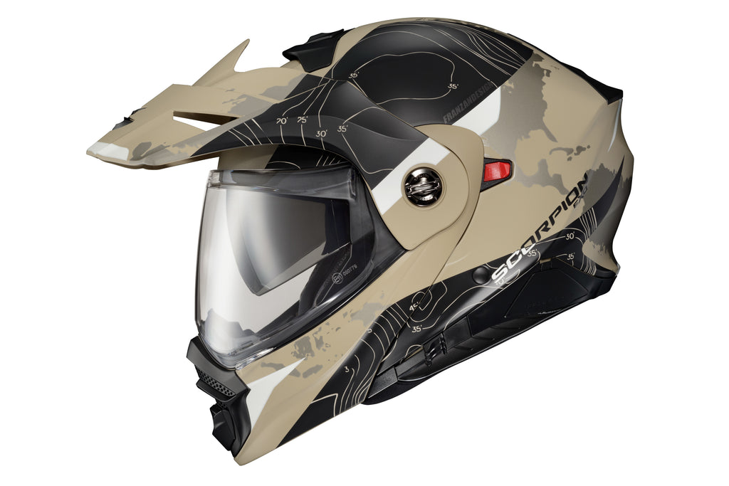 Exo At960 Modular Helmet Topographic Sand/Black Lg