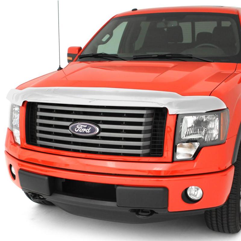 AVS 15-18 Ford F-150 High Profile Hood Shield - Chrome