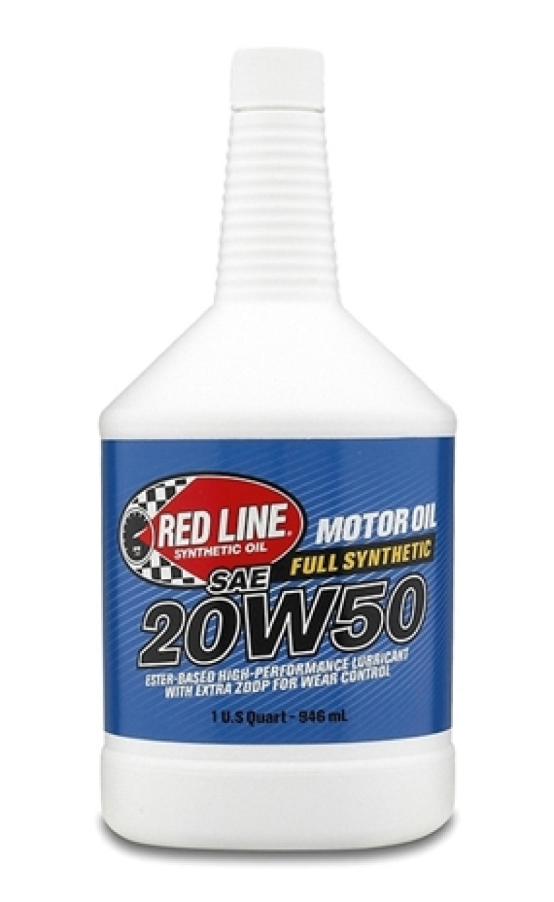 Red Line 20W50 Motor Oil Quart - Single