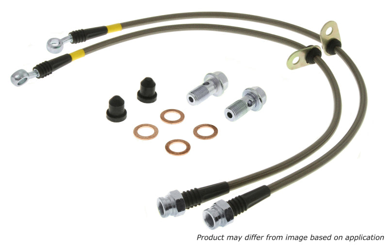 StopTech 07-08 Audi RS4 Rear Stainless Steel Brake Line Kit