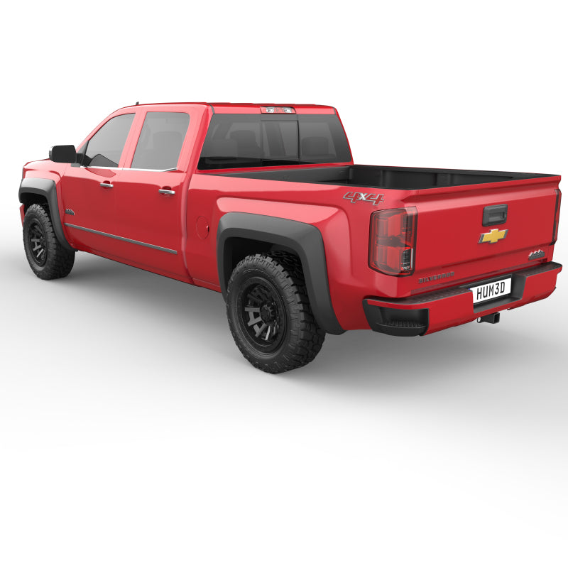 EGR 14-18 Chevrolet Silverado 1500 Baseline Standard Style Fender Flares Set Of 4