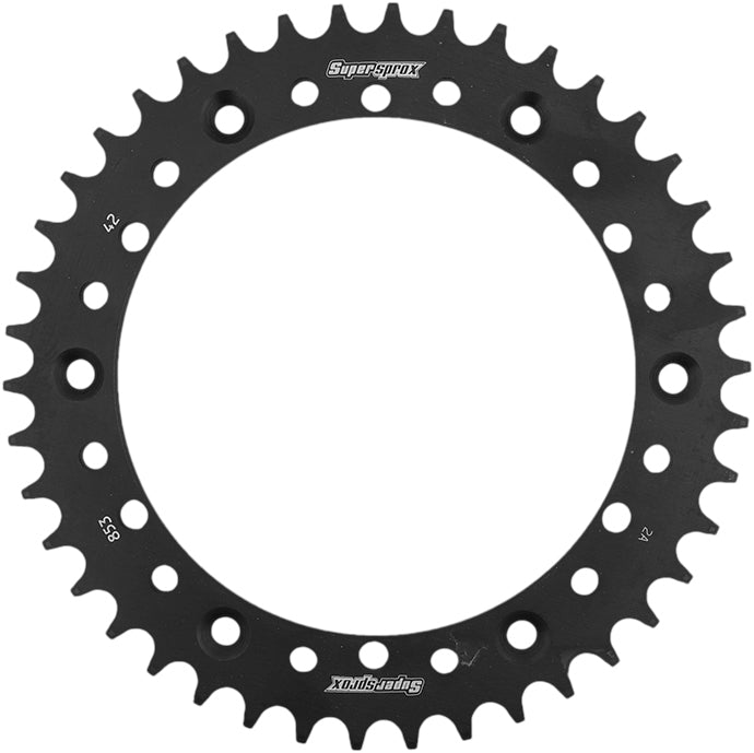 Rear Sprocket Steel 42t 520 Blk Yam