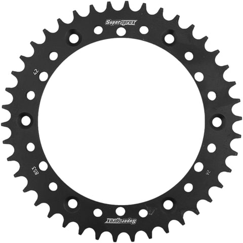 Rear Sprocket Steel 42t 520 Blk Yam