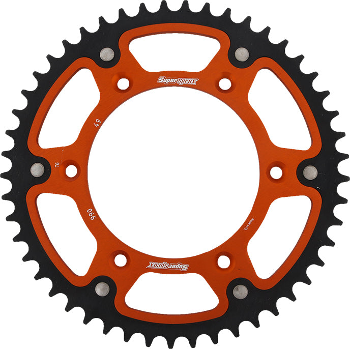 Rear Stealth Sprocket Alu/Stl 49t 520 Org Husq/Ktm