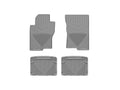 WeatherTech 99+ Nissan Frontier Front and Rear Rubber Mats - Grey