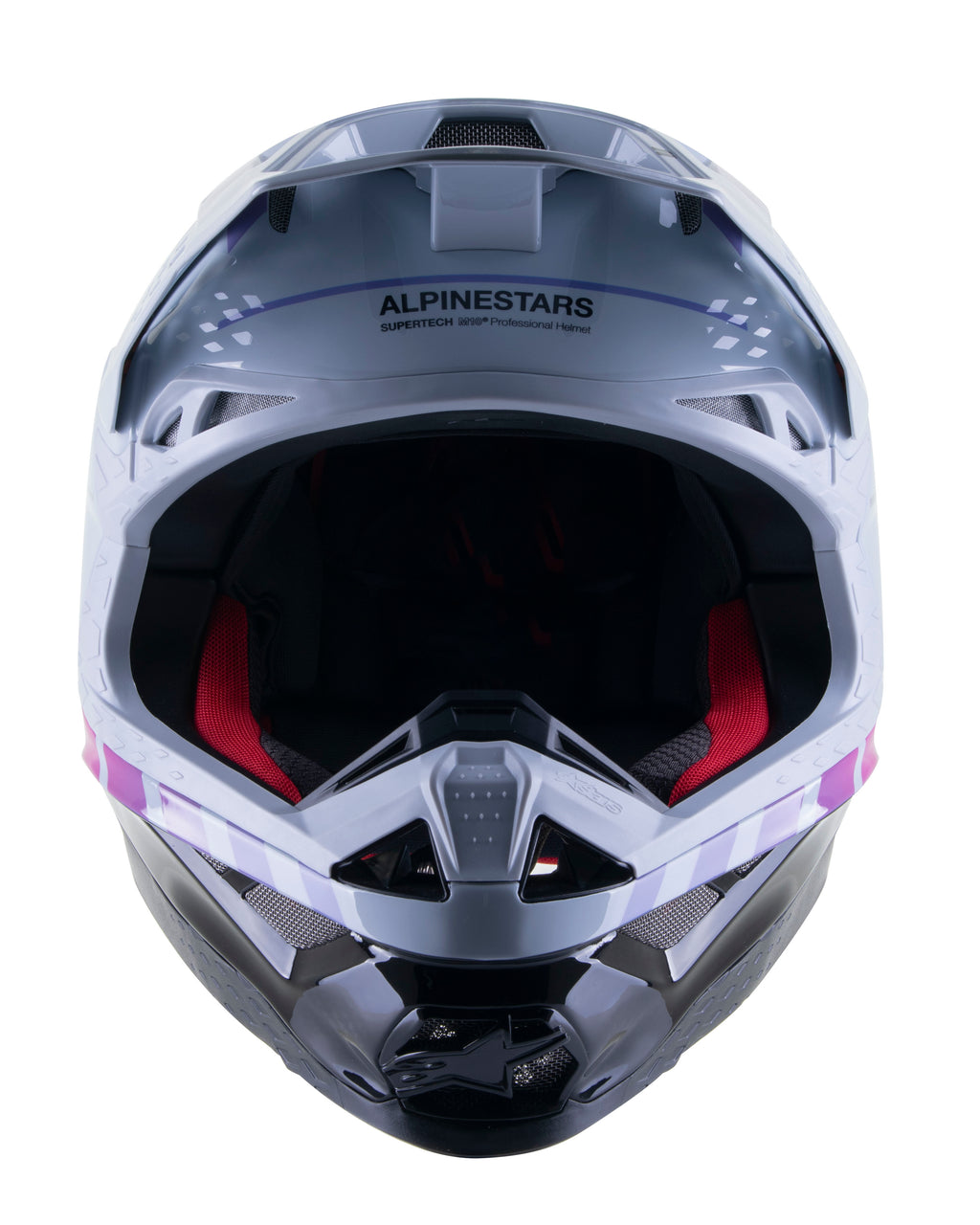 S M10 Le Daytona 23 Helmet Grey/Orange Fluo/Rhodamine Md