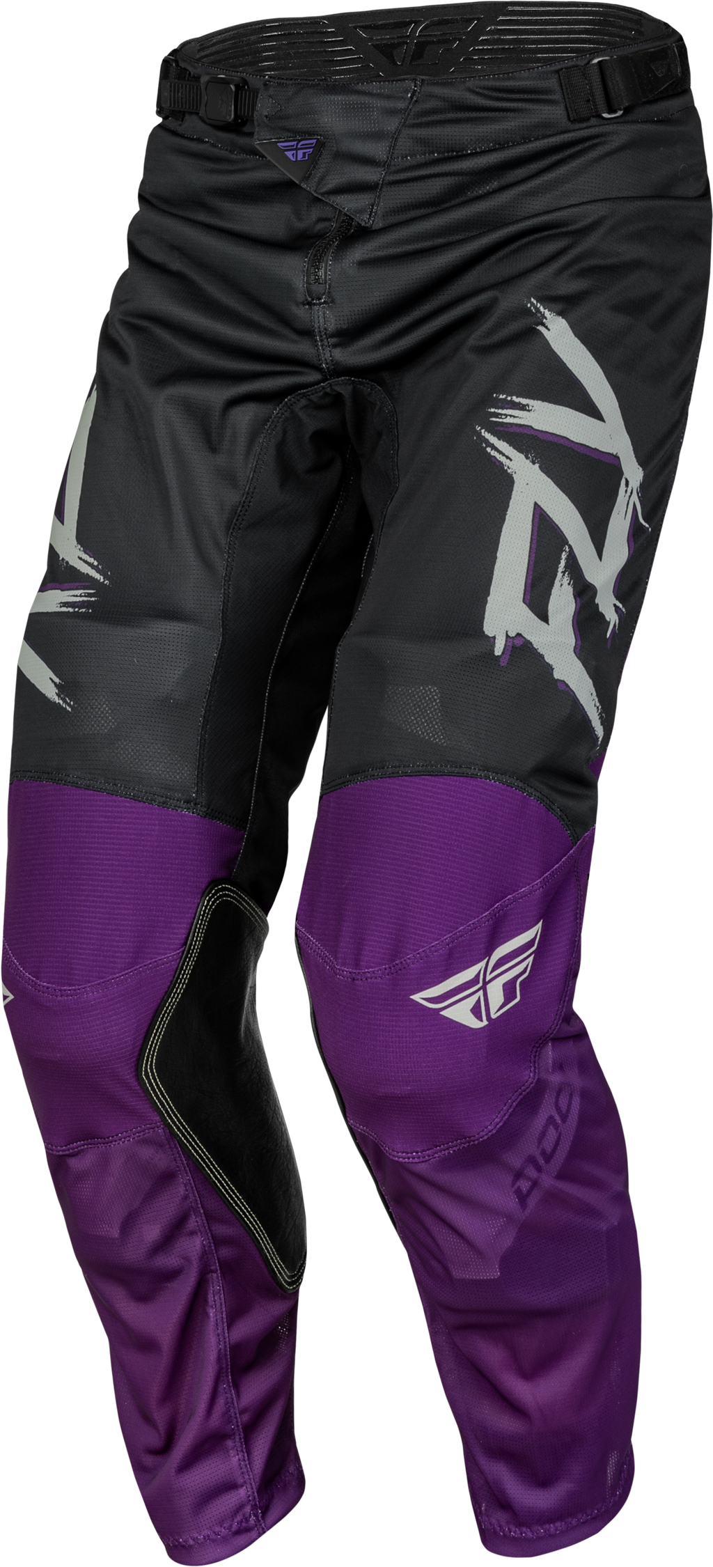 Kinetic Mesh Rave Pants Black/Purple/Silver Sz 40