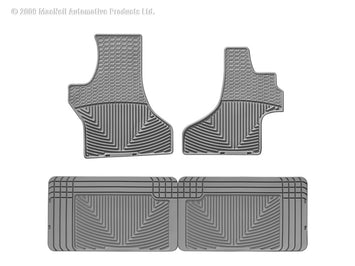 WeatherTech 85-05 Chevrolet Astro Van Front and Rear Rubber Mats - Grey