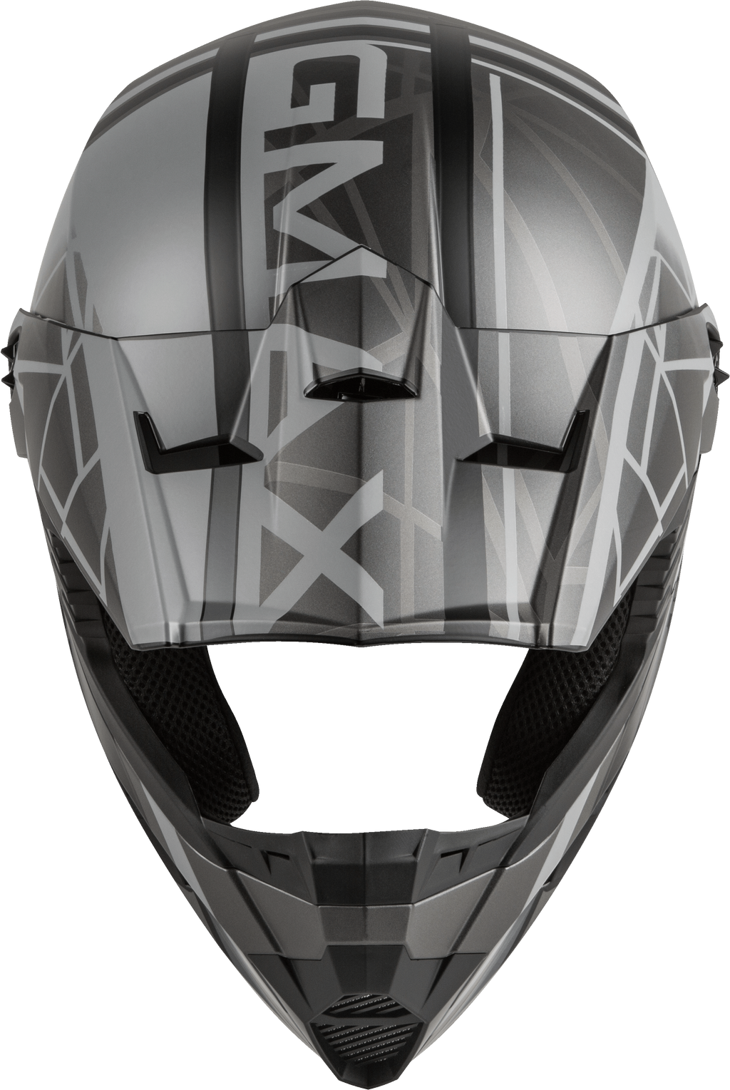 Youth Mx 46y Off Road Mega Helmet Matte Black/Grey Ys