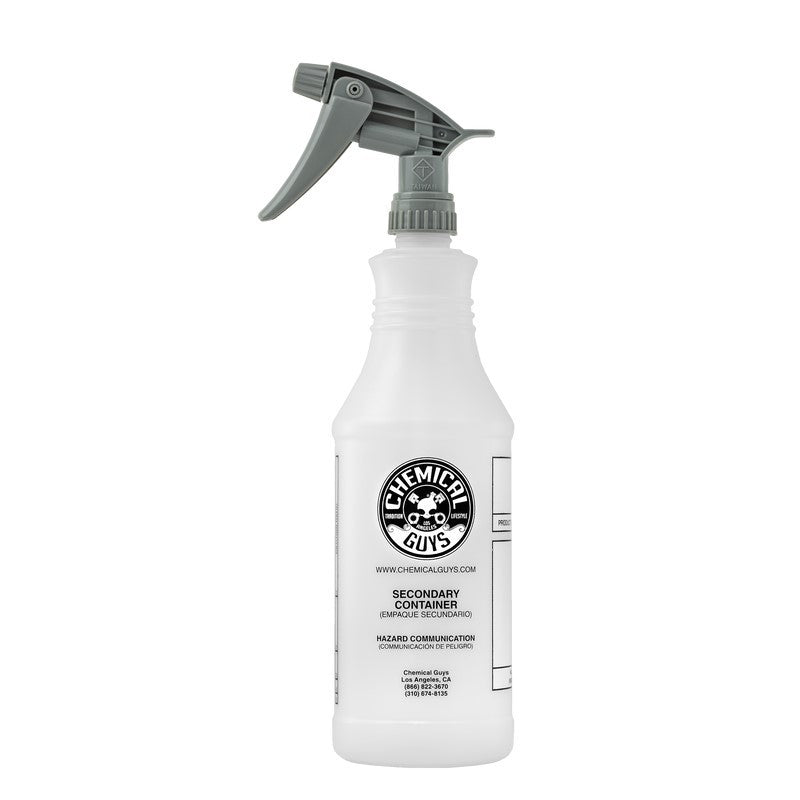 Chemical Guys Professional Heavy Duty Bottle & Sprayer - 32 oz - Case of 24