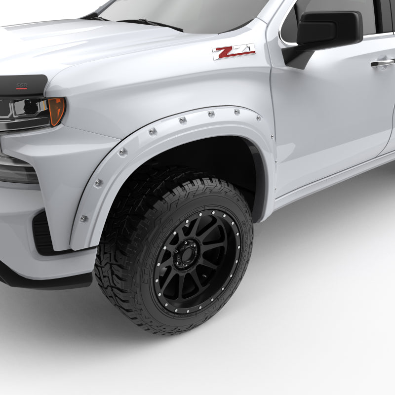 EGR 19-22 Chevrolet Silverado 1500 Summit White Traditional Bolt-On Look Fender Flares Set Of 4