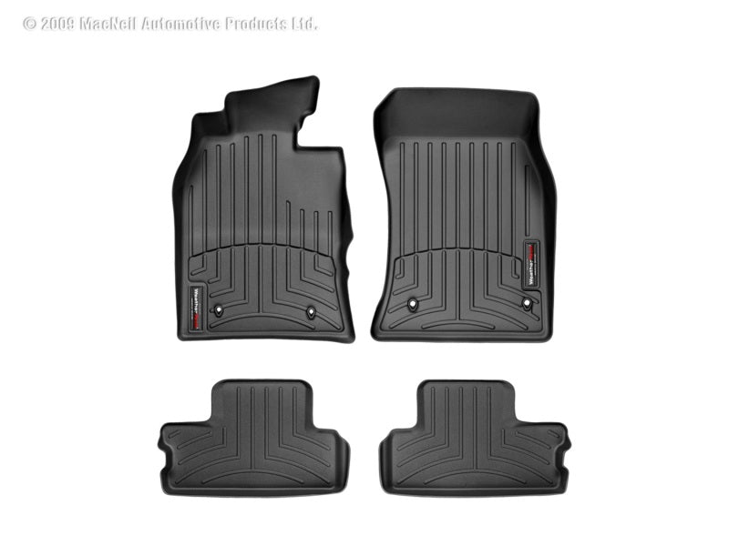 WeatherTech 02-06 Mini Cooper / Cooper S Front and Rear Floorliners - Black