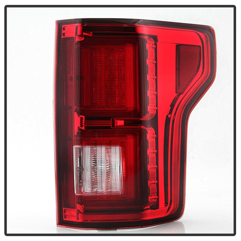 Spyder 18-19 Ford F-150 (w/Blind Spot Sensor) LED Tail Lights - Red Clear (ALT-YD-FF15018-LED-RC)