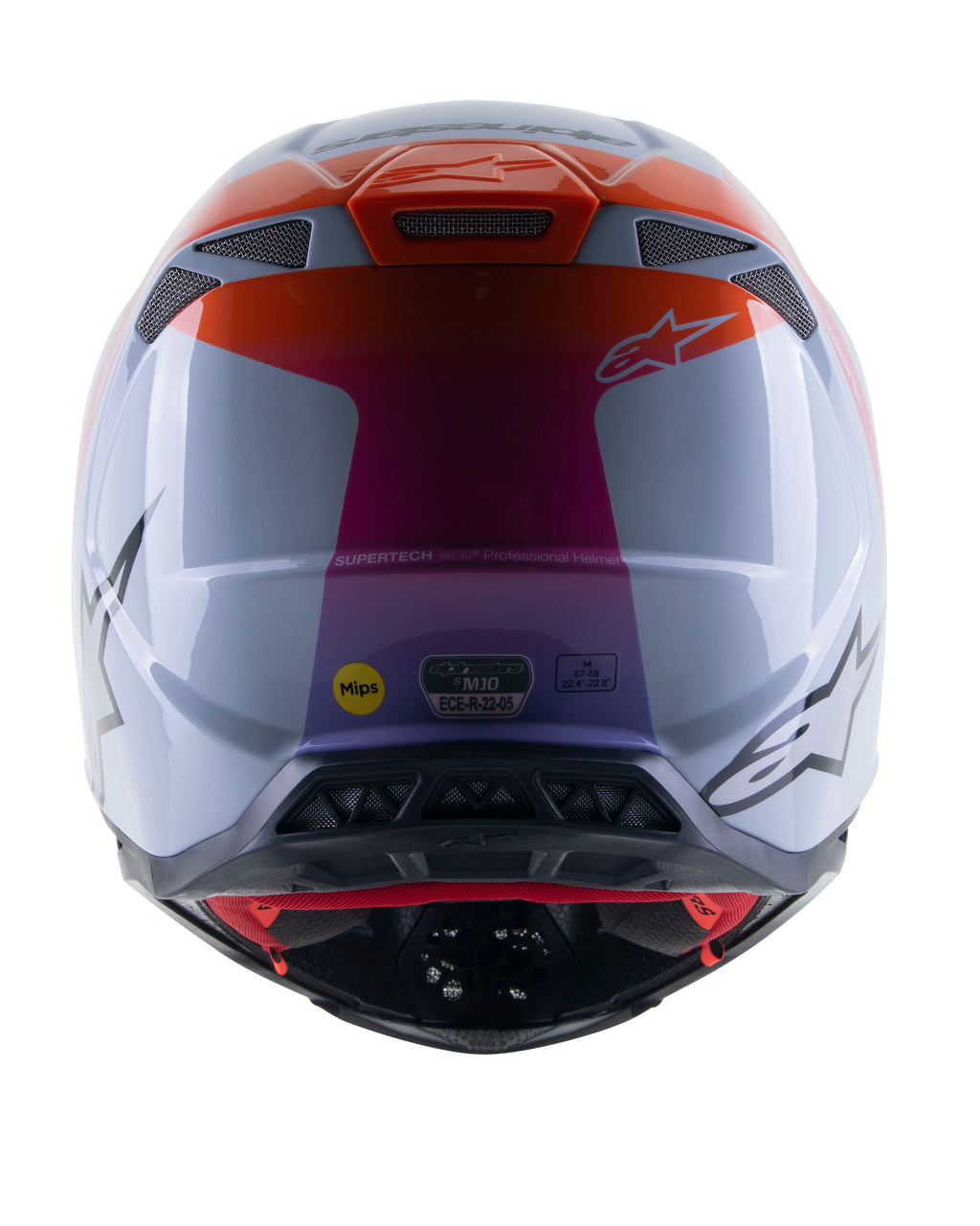 S M10 Le Daytona 23 Helmet Grey/Orange Fluo/Rhodamine Xl